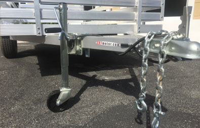 Aluminum Trailer - DMF 5 x 10 Trailer tongue jack
