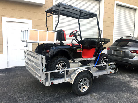 DMF Aluminum Trailer torsion axel (alone)