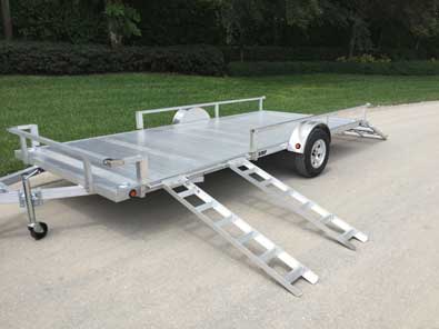 Aluminum Trailer - DMF 5 x 10 Aluminum MAG Rims