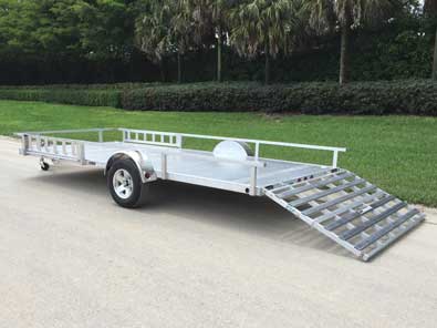Aluminum Trailer - DMF 5 x 10 Aluminum MAG Rims