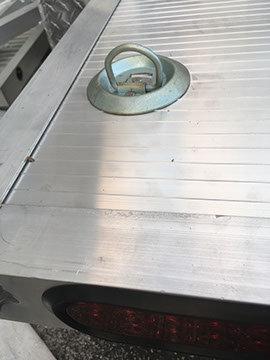 DMF Aluminum Trailer Deck Tie down links